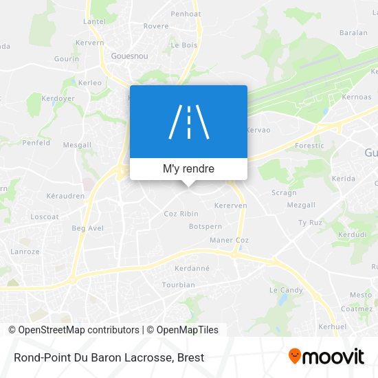 Rond-Point Du Baron Lacrosse plan