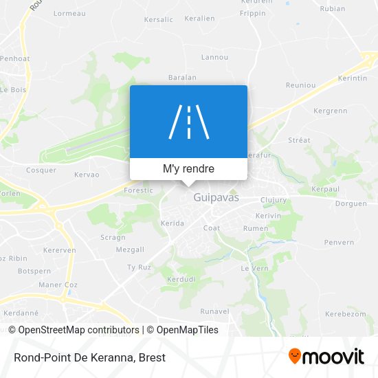 Rond-Point De Keranna plan