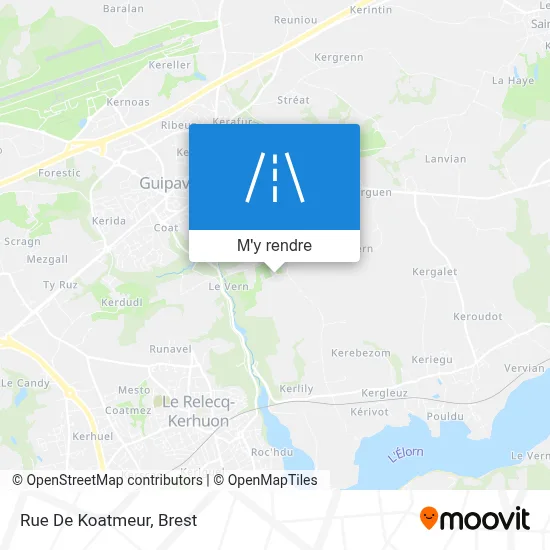 Rue De Koatmeur plan