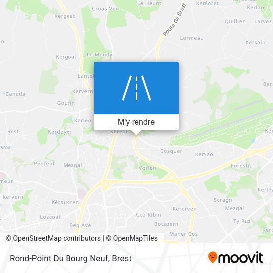Rond-Point Du Bourg Neuf plan