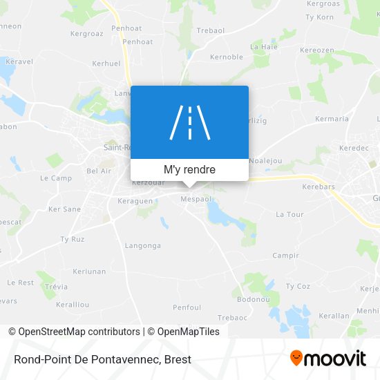 Rond-Point De Pontavennec plan