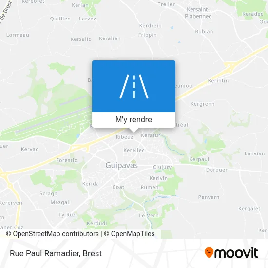 Rue Paul Ramadier plan