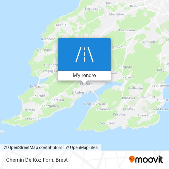 Chemin De Koz Forn plan