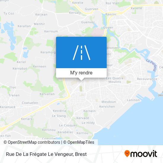 Rue De La Frégate Le Vengeur plan