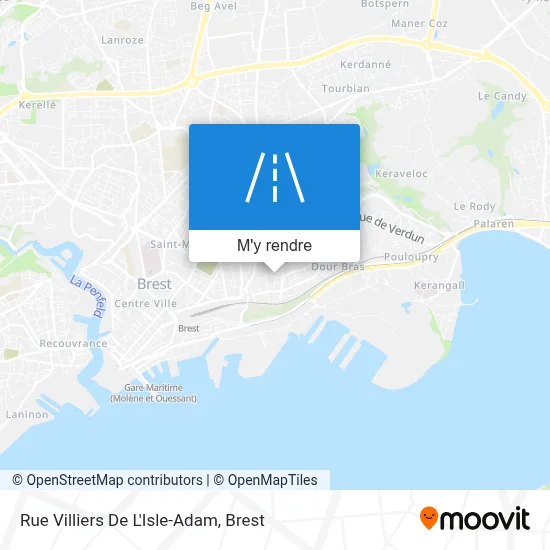 Rue Villiers De L'Isle-Adam plan