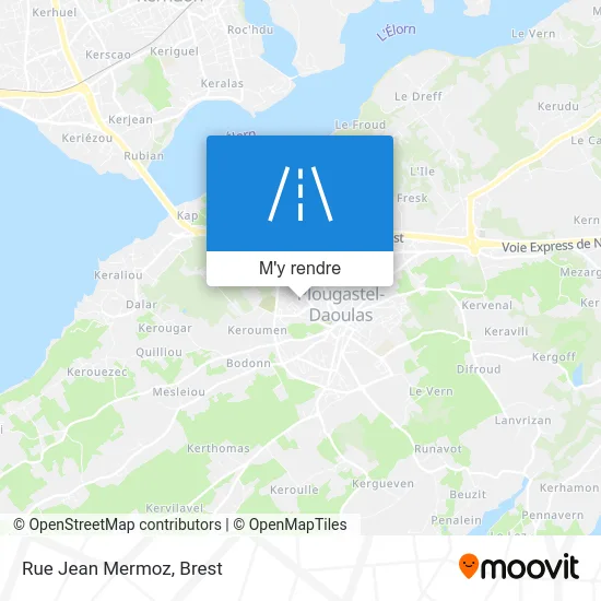 Rue Jean Mermoz plan