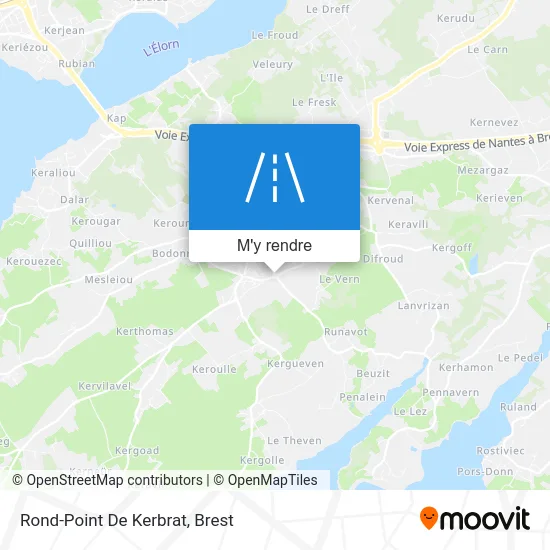 Rond-Point De Kerbrat plan