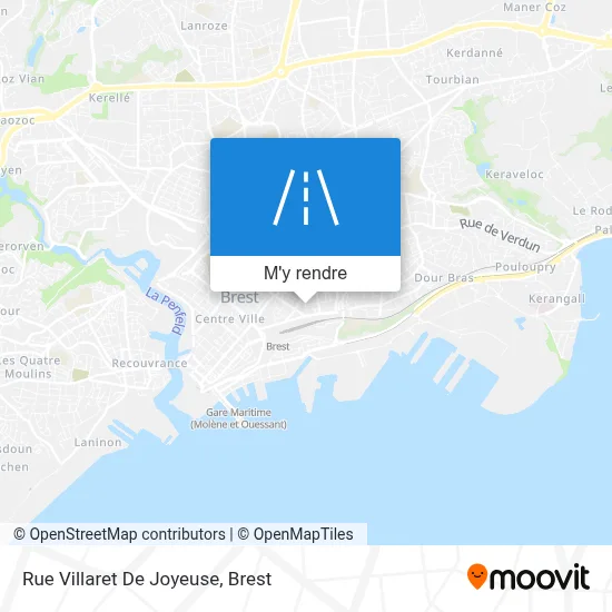 Rue Villaret De Joyeuse plan