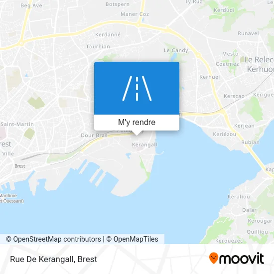 Rue De Kerangall plan