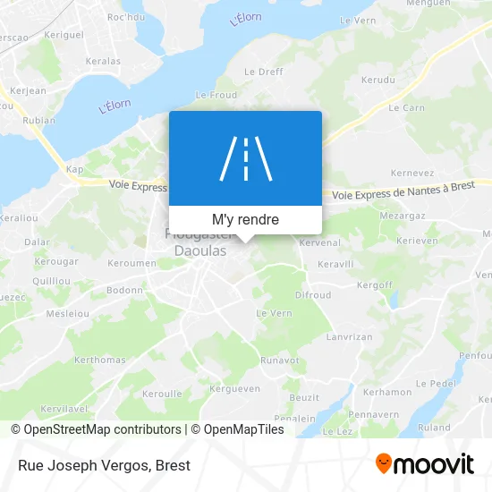 Rue Joseph Vergos plan