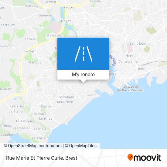 Rue Marie Et Pierre Curie plan
