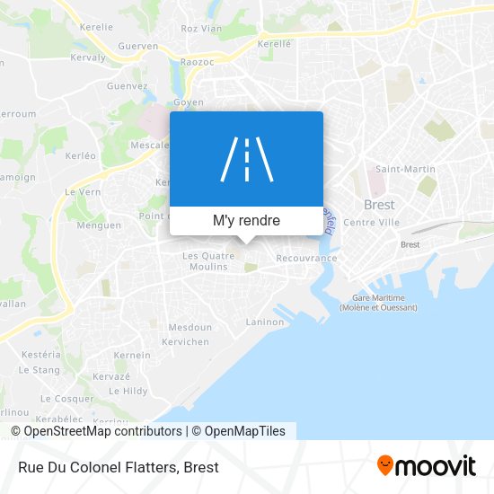 Rue Du Colonel Flatters plan