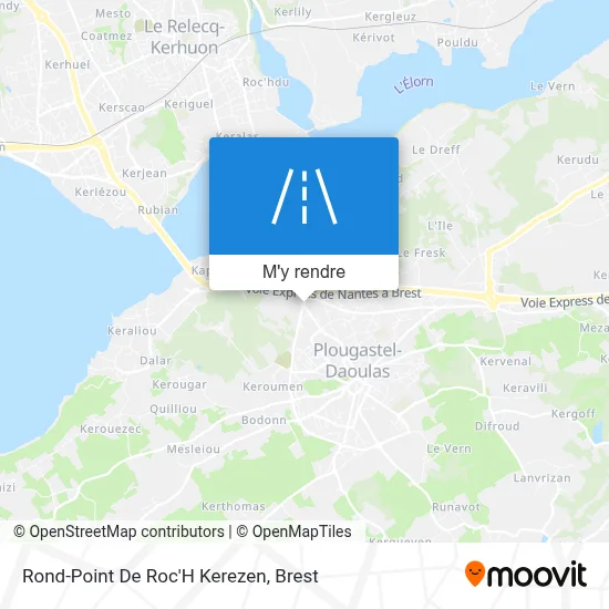Rond-Point De Roc'H Kerezen plan