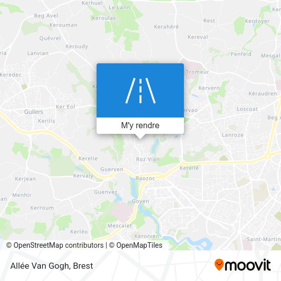 Allée Van Gogh plan