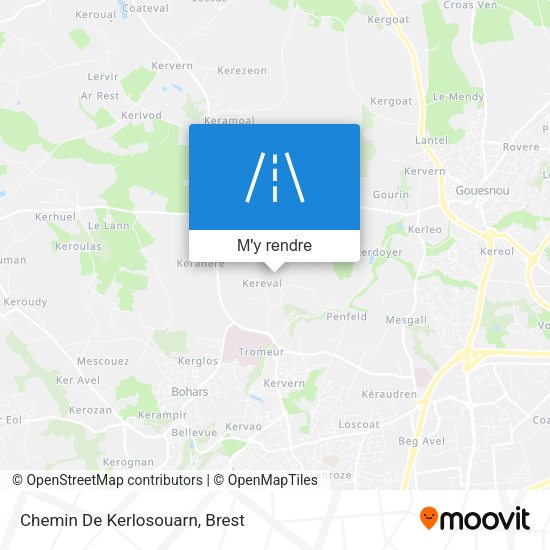 Chemin De Kerlosouarn plan