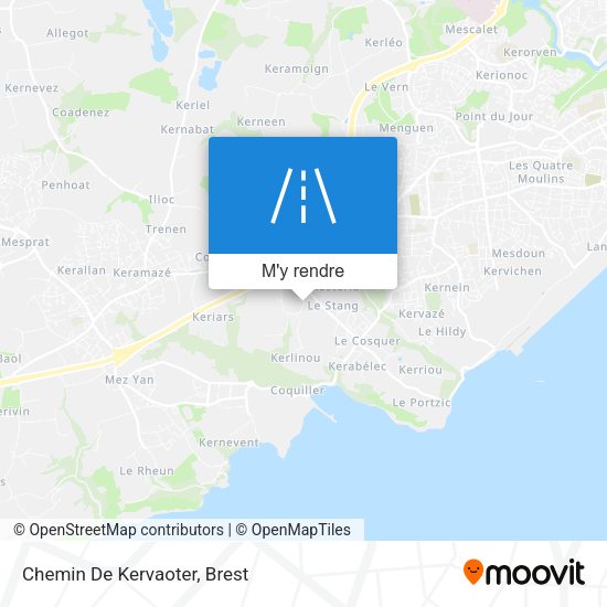 Chemin De Kervaoter plan