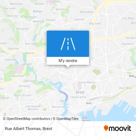 Rue Albert Thomas plan