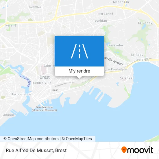 Rue Alfred De Musset plan