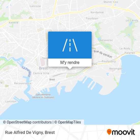 Rue Alfred De Vigny plan