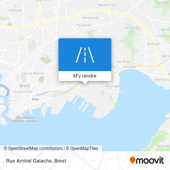 Rue Amiral Galache plan