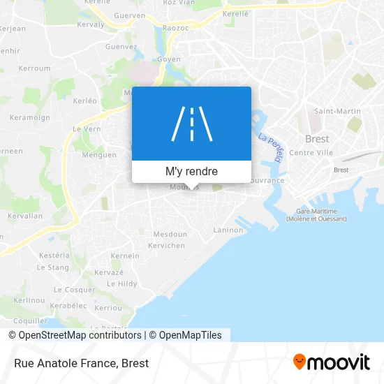 Rue Anatole France plan