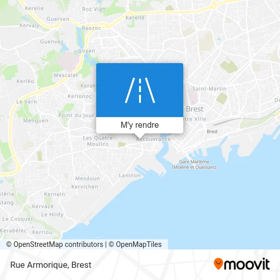 Rue Armorique plan