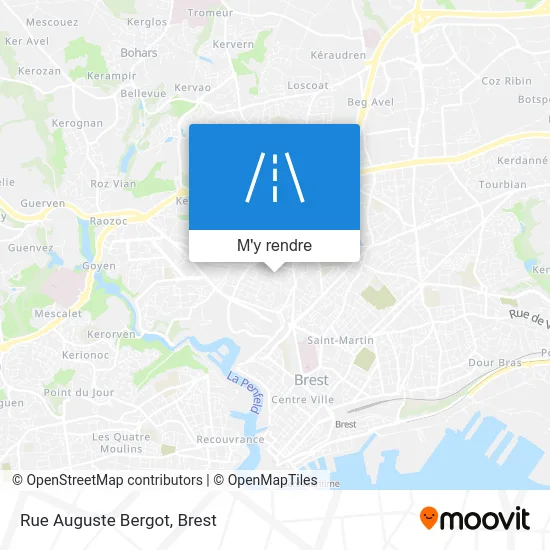 Rue Auguste Bergot plan