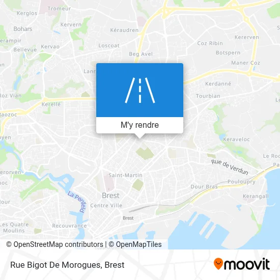 Rue Bigot De Morogues plan