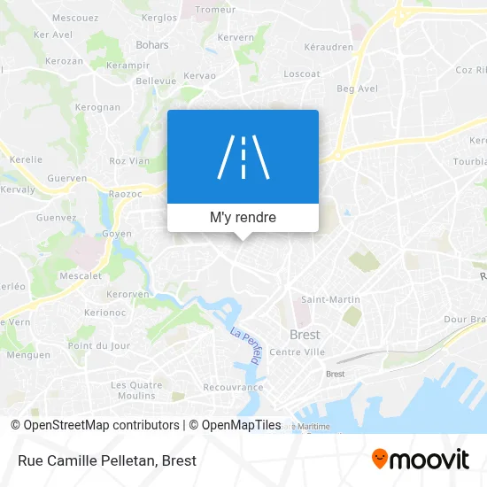 Rue Camille Pelletan plan