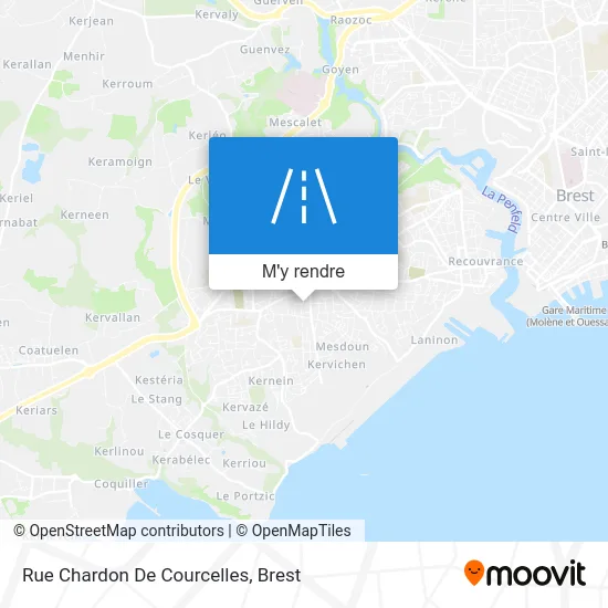 Rue Chardon De Courcelles plan