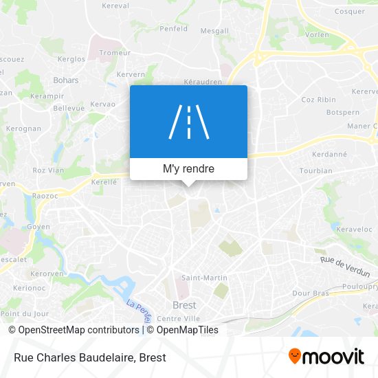 Rue Charles Baudelaire plan