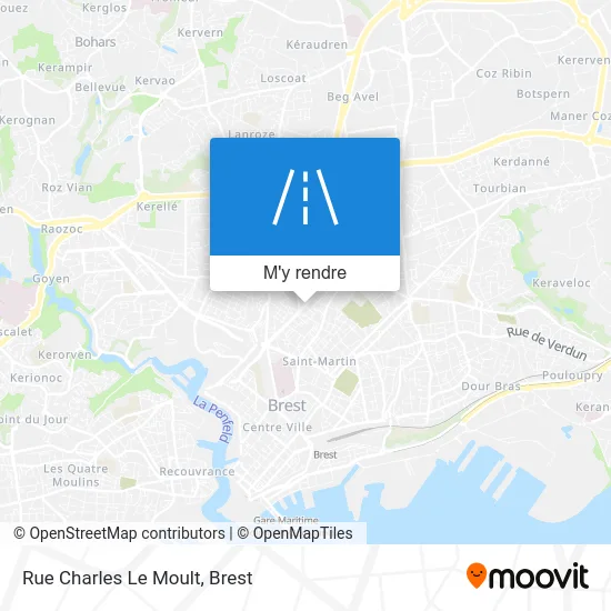 Rue Charles Le Moult plan