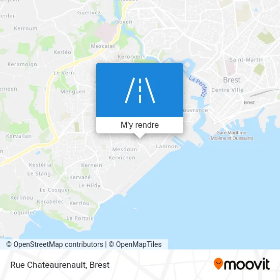 Rue Chateaurenault plan