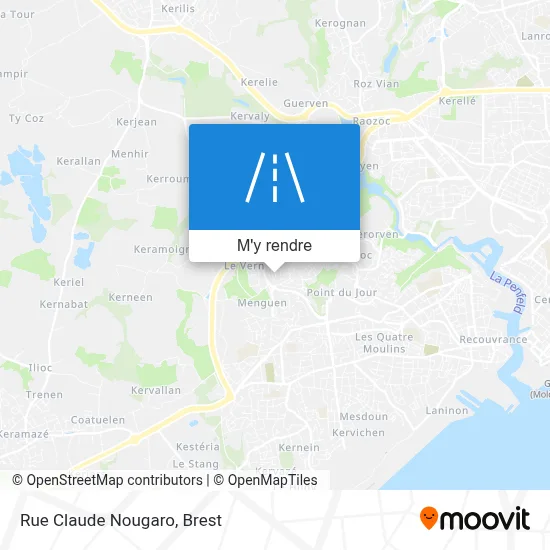 Rue Claude Nougaro plan