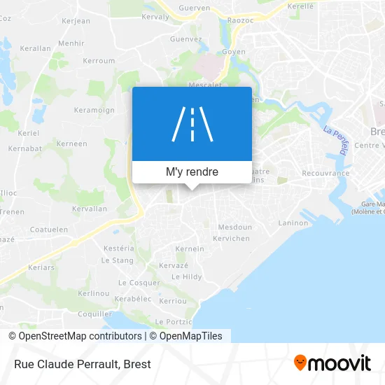 Rue Claude Perrault plan