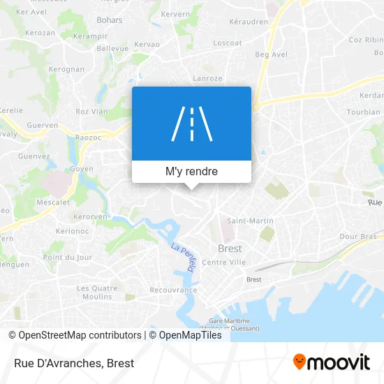 Rue D'Avranches plan