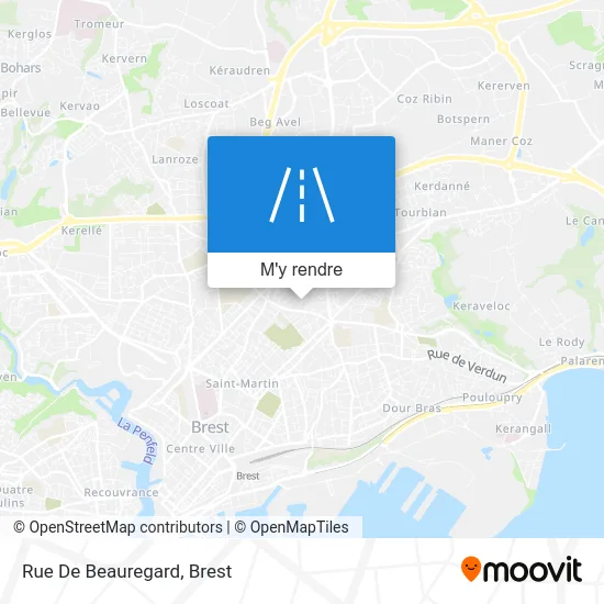 Rue De Beauregard plan