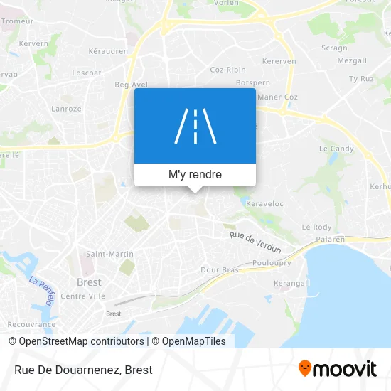 Rue De Douarnenez plan