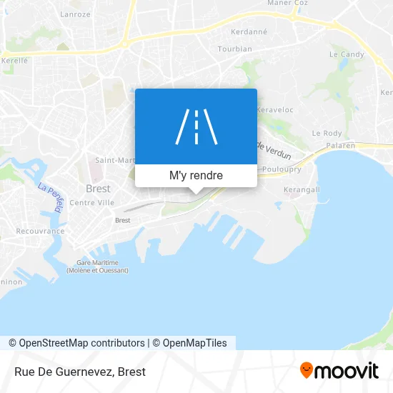 Rue De Guernevez plan