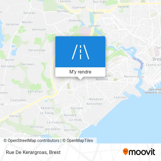 Rue De Kerargroas plan