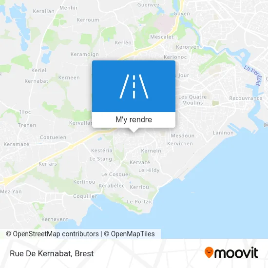Rue De Kernabat plan