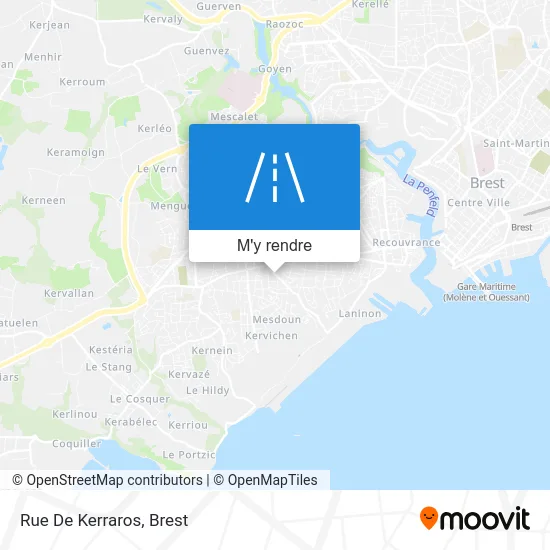 Rue De Kerraros plan