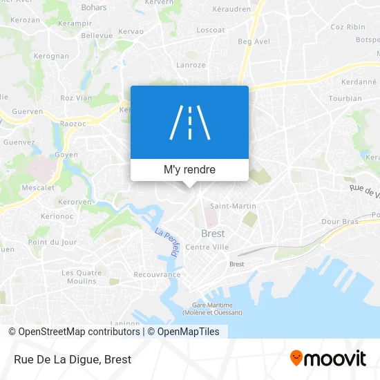 Rue De La Digue plan