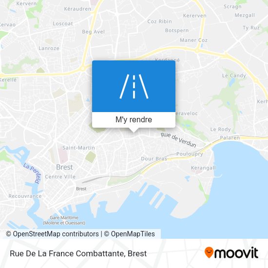 Rue De La France Combattante plan