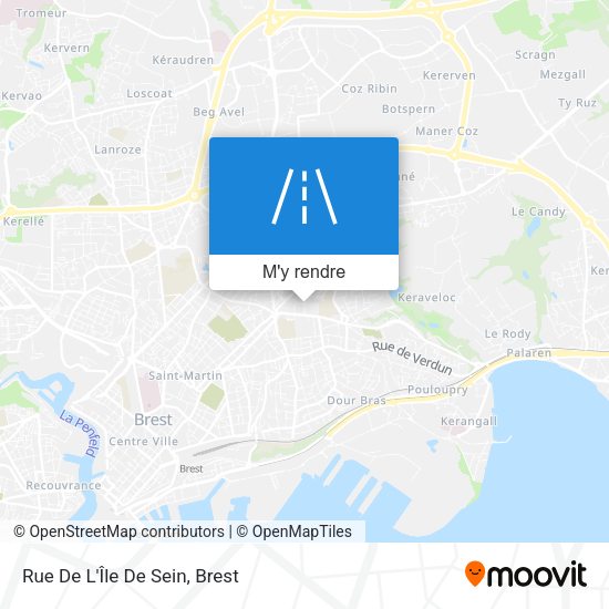 Rue De L'Île De Sein plan