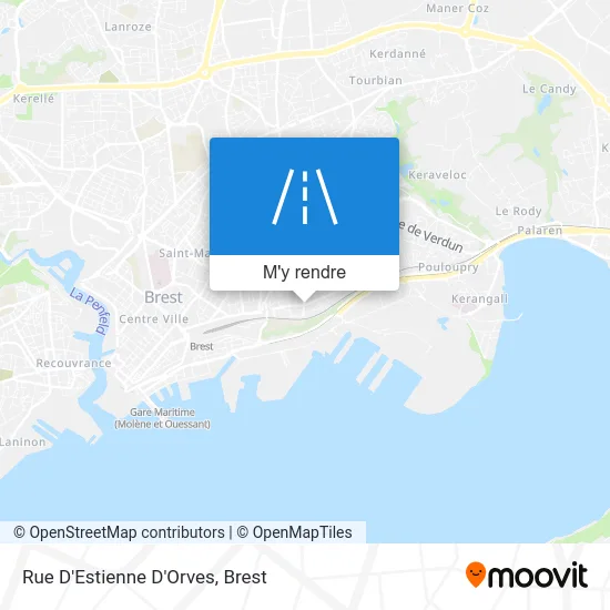 Rue D'Estienne D'Orves plan