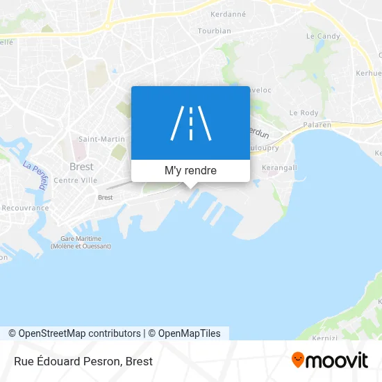 Rue Édouard Pesron plan