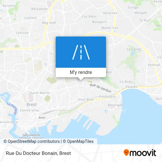 Rue Du Docteur Bonain plan