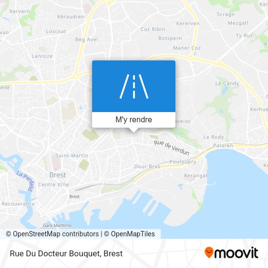 Rue Du Docteur Bouquet plan