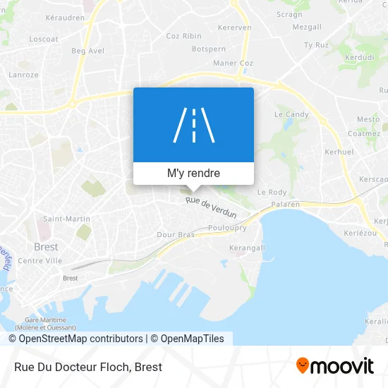 Rue Du Docteur Floch plan